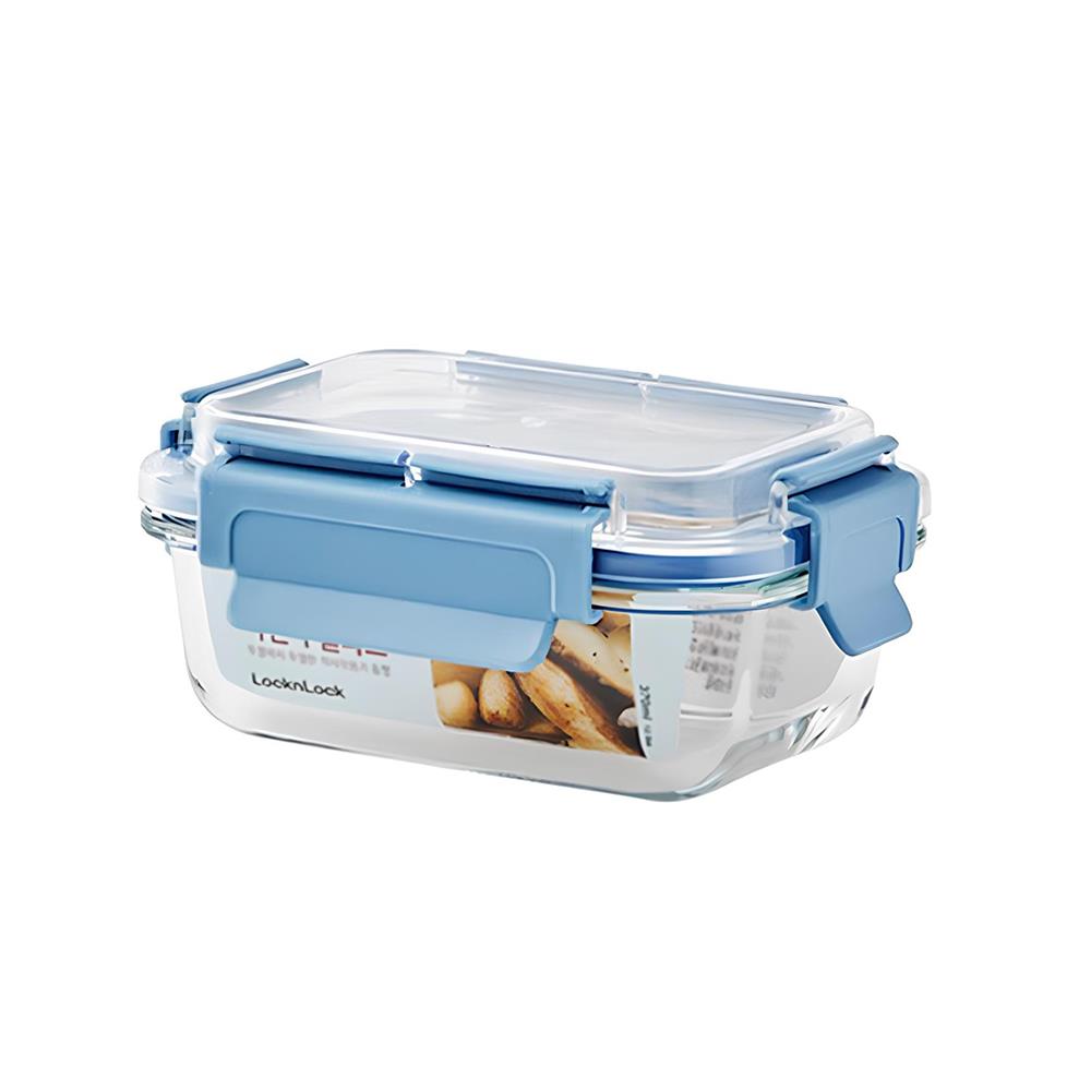 กล่องอาหารเหลี่ยม LOCKNLOCK TRITAN DOME CAP 0.37 ลิตร
