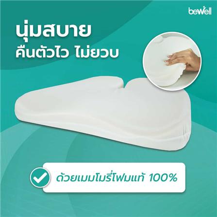 เบาะรองนั่ง BEWELL HT002-BL 18X14 นิ้ว สีน้ำเงิน_4