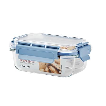 กล่องอาหารเหลี่ยม LOCKNLOCK TRITAN DOME 640 มล._0