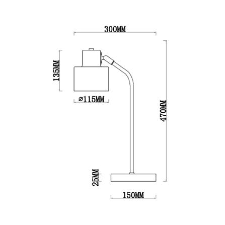 ไฟอ่านหนังสือ CARINI T240126WH สีขาว_6