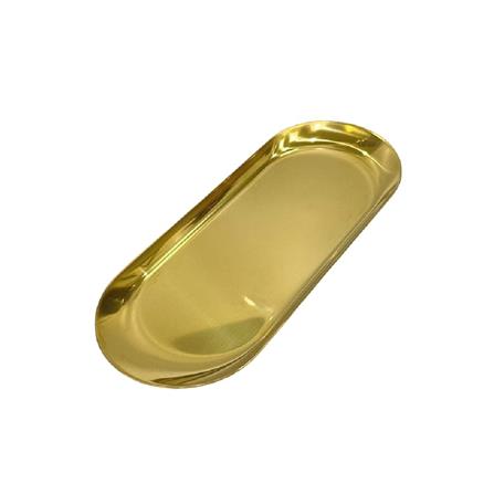 จานสเตนเลสเหลี่ยม 3.5X9 นิ้ว FOFO KOREA สีทอง_1