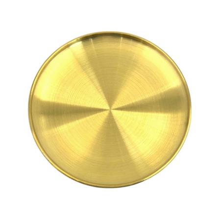 จานสเตนเลสตื้น 8 นิ้ว FOFO KOREA สีทอง_1