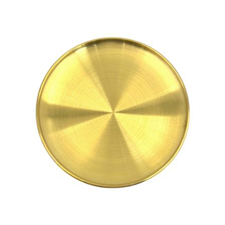 จานสเตนเลสตื้น 9 นิ้ว FOFO KOREA สีทอง_1