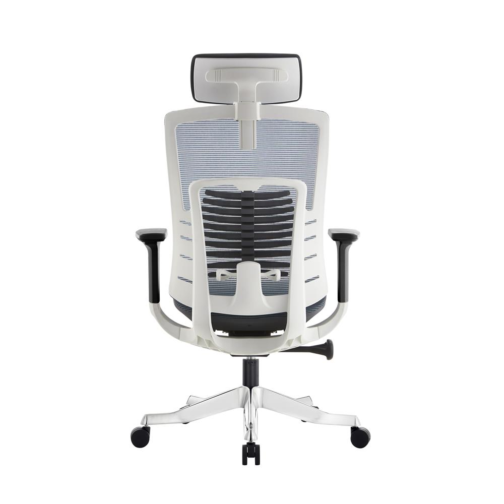 เก้าอี้สำนักงาน BWELL GRETA A62-2W สีขาว/เทาเข้ม