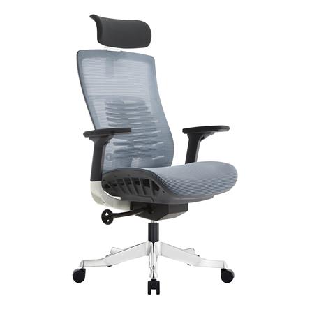 เก้าอี้สำนักงาน BWELL GRETA A62-2W สีขาว/เทาเข้ม_2