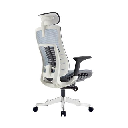 เก้าอี้สำนักงาน BWELL GRETA A62-2W สีขาว/เทาเข้ม_4