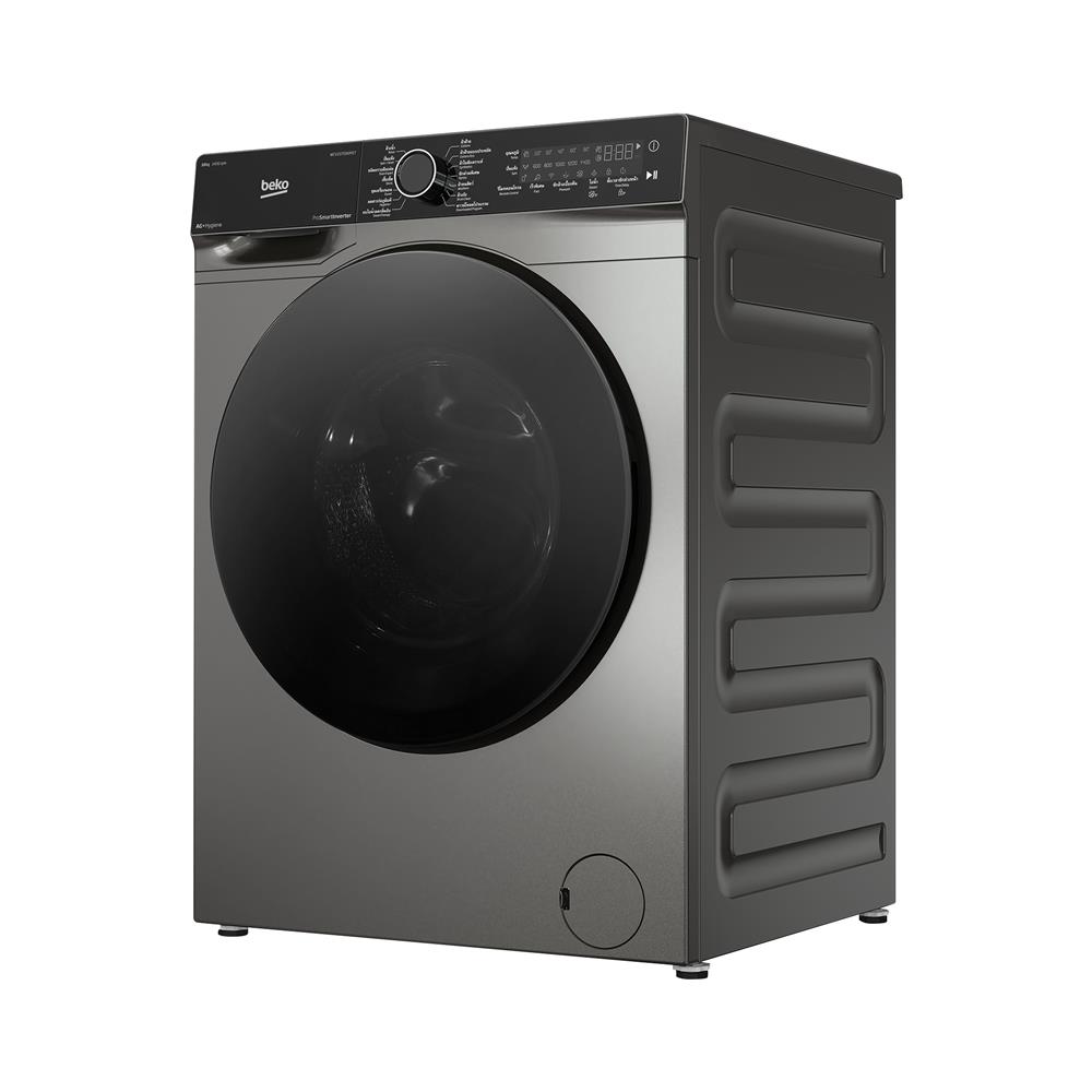 เครื่องซักผ้าฝาหน้า BEKO WCV10759XMST 10 กก. 1400RPM อินเวอร์เตอร์ สีเทาเข้ม