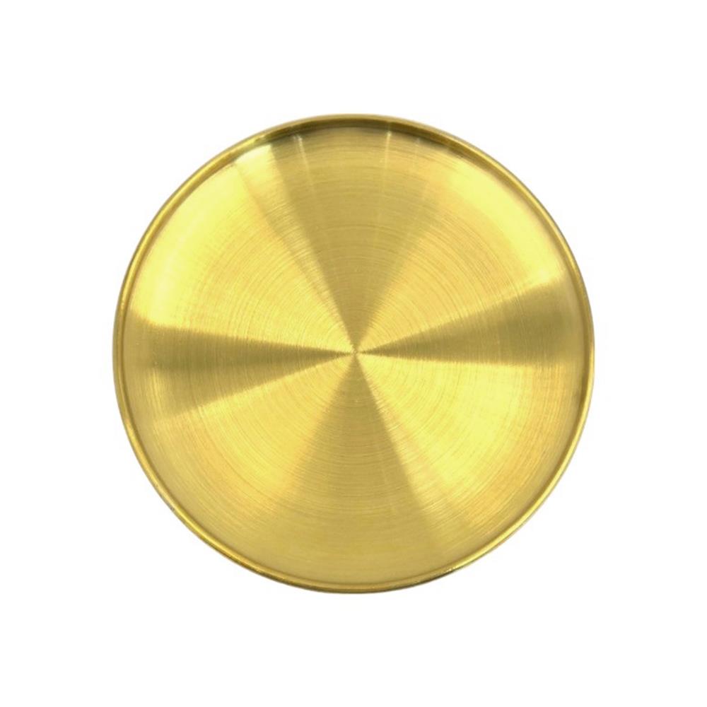 จานสเตนเลสตื้น 6.5 นิ้ว FOFO KOREA สีทอง