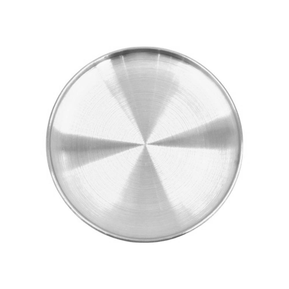จานสเตนเลสตื้น 6.5 นิ้ว FOFO KOREA สีเงิน