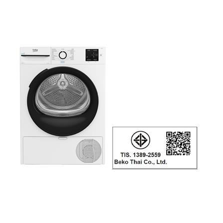 เครื่องอบผ้าฝาหน้า BEKO BM3T3929W 9 กก. HEAT PUMP สีขาว_4