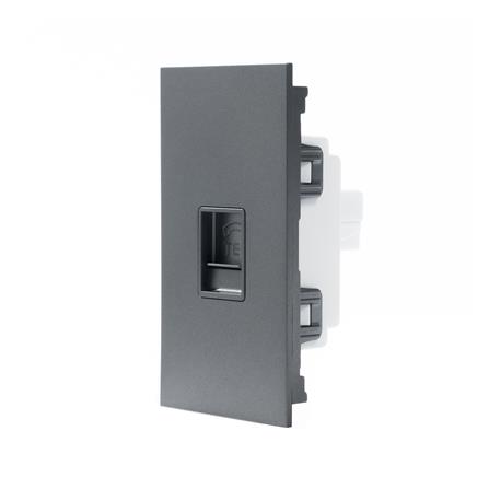 เต้ารับโทรศัพท์ SIZE S SIMON SIM52S-17S-GR7 สีเทา_1