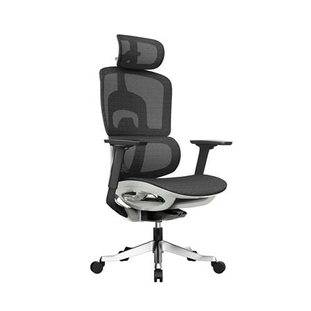 เก้าอี้สำนักงาน BWELL AGNES A98-QWHS สีขาว/เทา_2