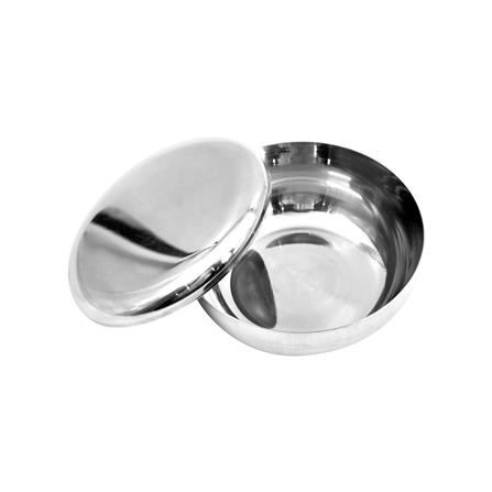 ชามพร้อมฝาสเตนเลส 4 นิ้ว FOFO KOREA สีเงิน_2