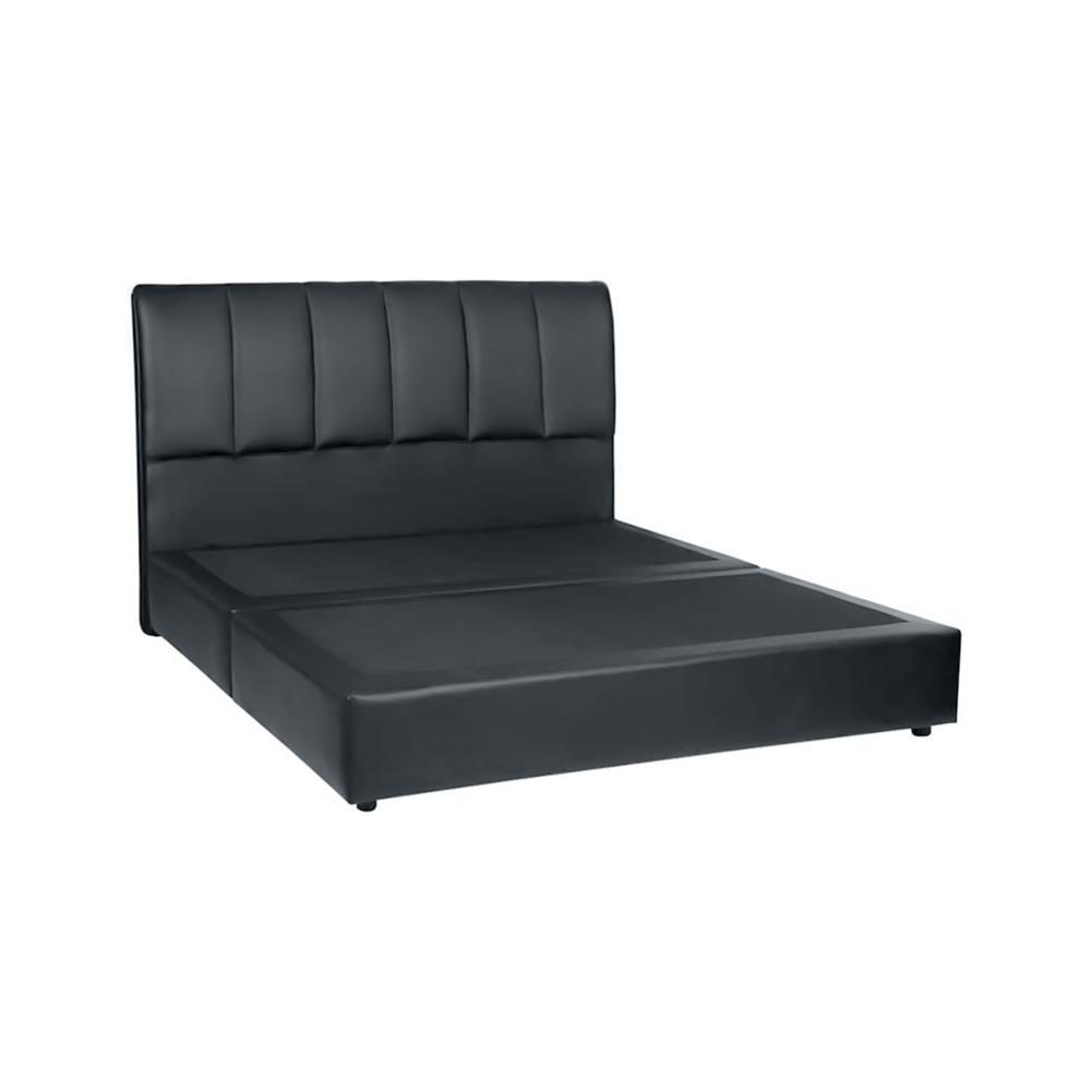 ฐานรองหัวเตียง 6 ฟุต AS FURNITURE VIOLET PVC สี GREY