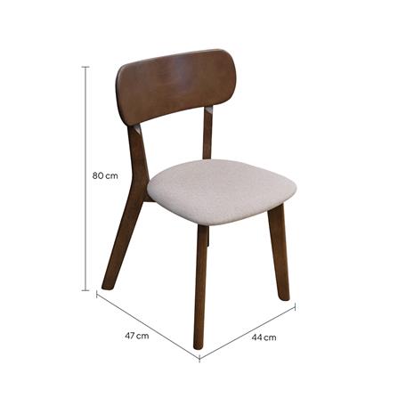 เก้าอี้ห้องอาหาร YKS CELENE สีวอลนัท_3