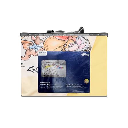 ชุดผ้าปูที่นอน 5 ฟุต 6 ชิ้น TULIP POOH 60256-DLD025_3
