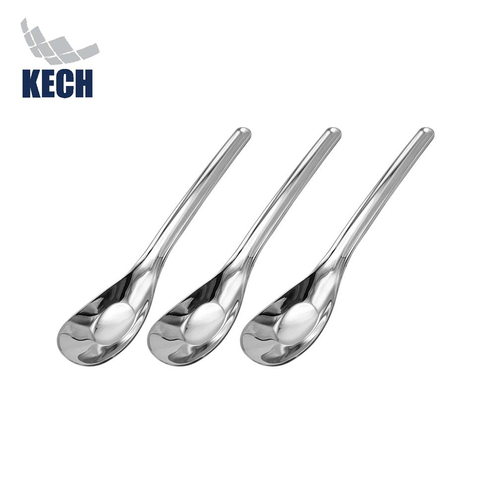 ช้อนหวานสเตนเลส KECH LISH แพ็ก 3 ชิ้น