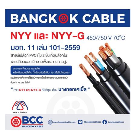 สายไฟ NYY BCC 1X25 ตร.มม. 50 ม. สีดำ_2
