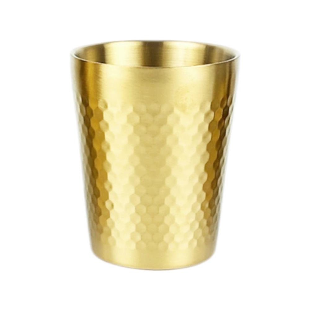 แก้วน้ำสเตนเลส FOFO KOREA 300 มล. สีทอง