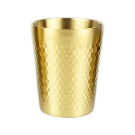 แก้วน้ำสเตนเลส FOFO KOREA 300 มล. สีทอง_0