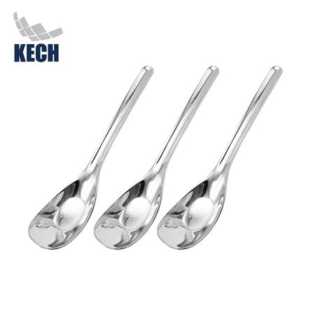 ช้อนเสิร์ฟสเตนเลส 304 KECH LISH แพ็ก 3 ชิ้น