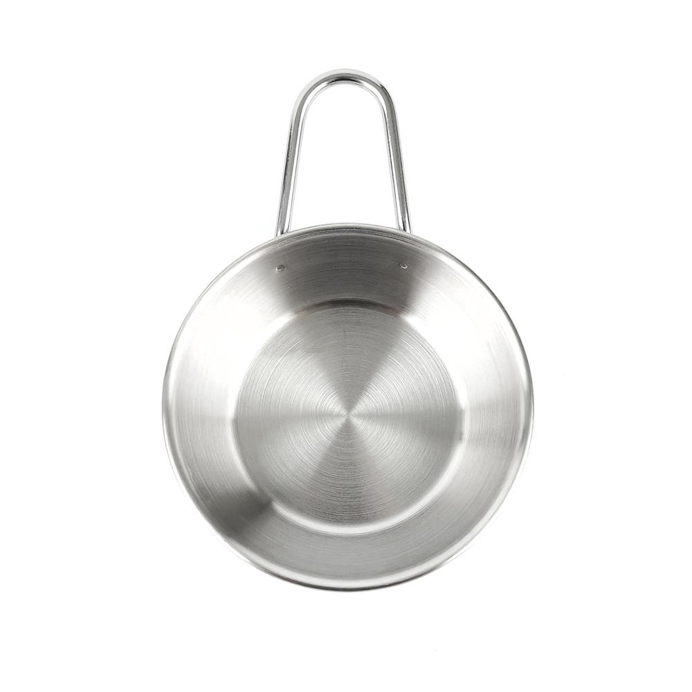 ชามมีหูสเตนเลส 5.5 นิ้ว FOFO KOREA สีเงิน