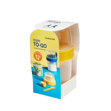 กล่องอาหาร LOCKNLOCK TO GO 870 มล. สีเหลือง_2
