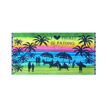 ผ้าขนหนู FROLINA PHUKET 34X64 นิ้ว สีฟ้า_2