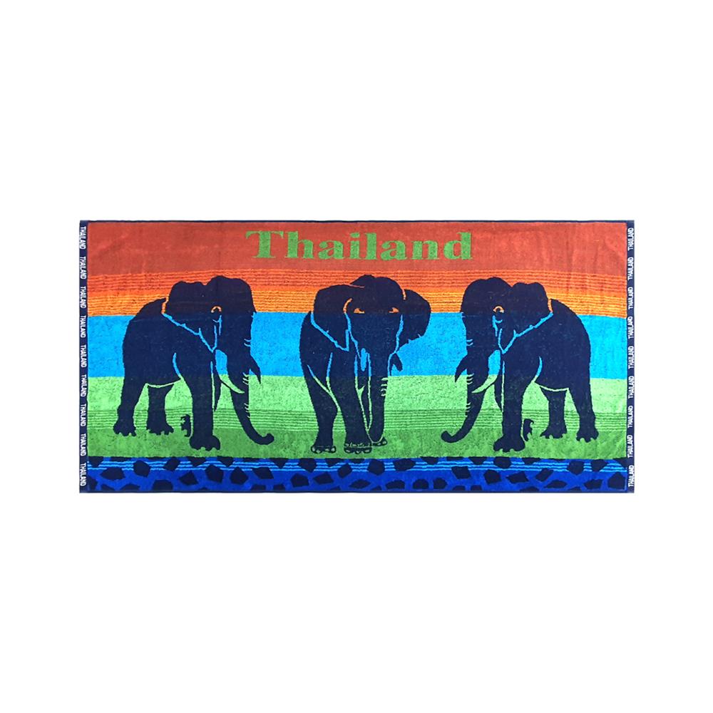 ผ้าขนหนู FROLINA ELEPHANT 34X64 นิ้ว สีส้ม