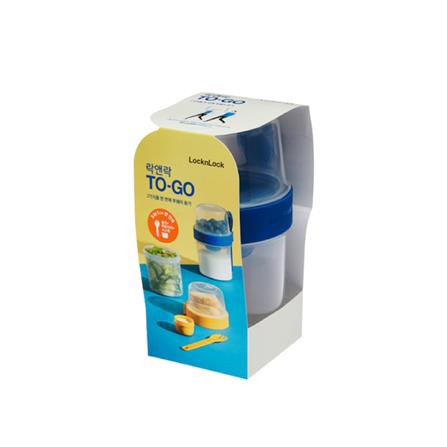 กล่องอาหาร LOCKNLOCK TO GO 870 มล. สีน้ำเงิน_2