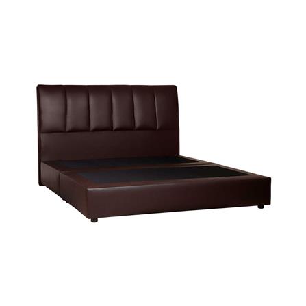 ฐานรองหัวเตียง 5 ฟุต AS FURNITURE VIOLET PVC สี BROWN_2