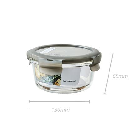 กล่องอาหารเหลี่ยม LOCKNLOCK 0.74 ลิตร สีเทา_7