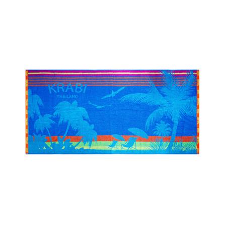 ผ้าขนหนู FROLINA KRABI 34X64 นิ้ว สีฟ้า_2