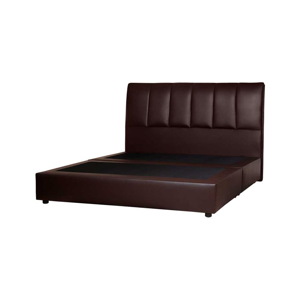 ฐานรองหัวเตียง 6 ฟุต AS FURNITURE VIOLET PVC สี BROWN