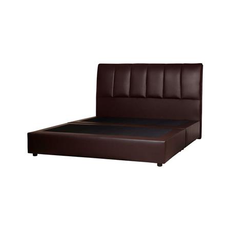 ฐานรองหัวเตียง 6 ฟุต AS FURNITURE VIOLET PVC สี BROWN_0