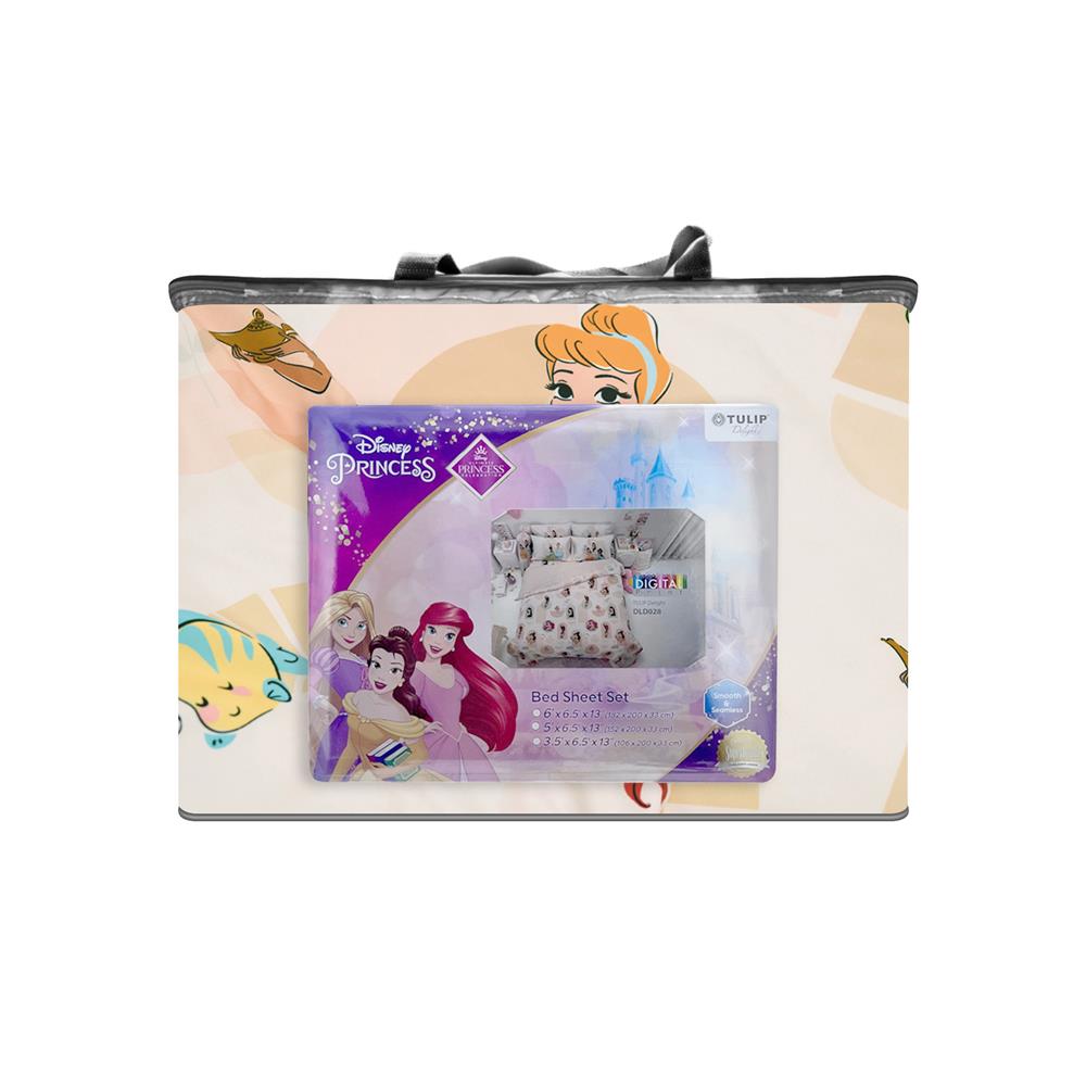 ชุดผ้าปูที่นอน 3.5 ฟุต 4 ชิ้น TULIP PRINCESS 60259-DLD028