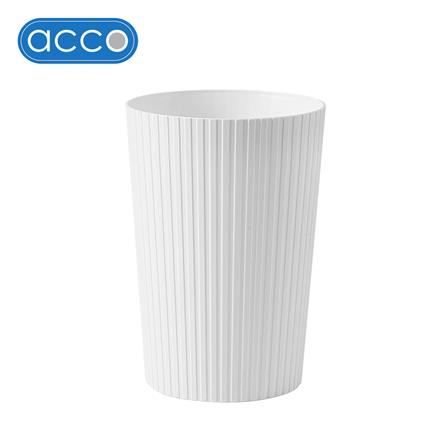 ถังขยะกลม ACCO CURVY 6 ลิตร สีขาว_0
