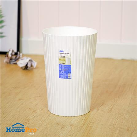 ถังขยะกลม ACCO CURVY 10 ลิตร สีขาว_2
