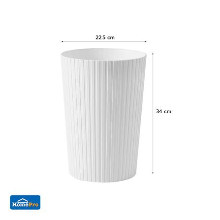 ถังขยะกลม ACCO CURVY 10 ลิตร สีขาว_4