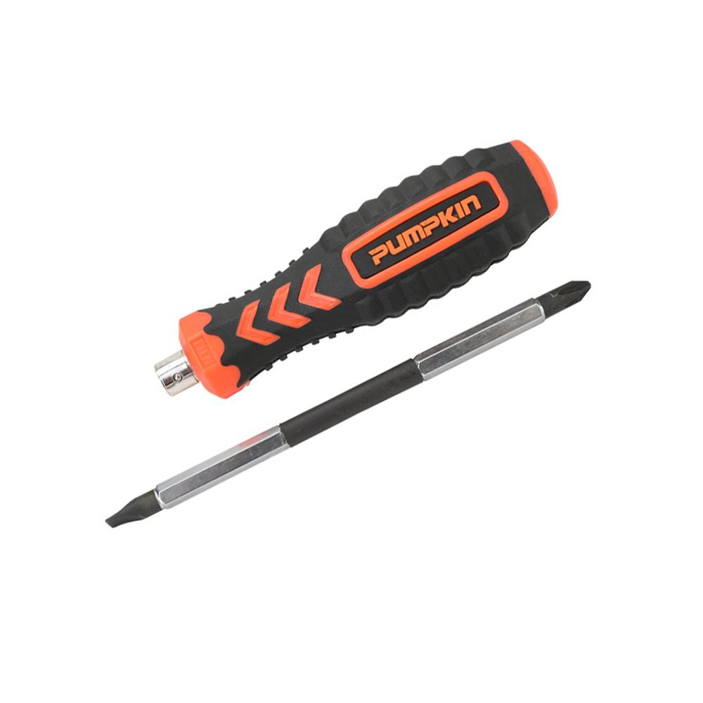 ไขควงสลับหัว PUMPKIN 17130 100 มม. สีส้ม