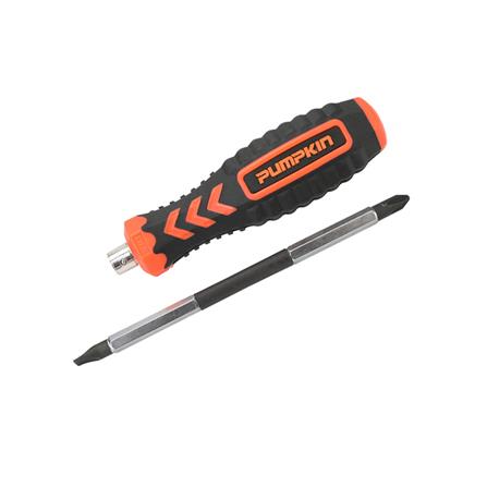 ไขควงสลับหัว PUMPKIN 17130 100 มม. สีส้ม_1
