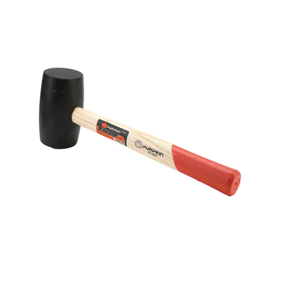 ค้อนยาง ด้ามไม้ PUMPKIN 29330 24 ออนซ์ สีส้ม-ดำ