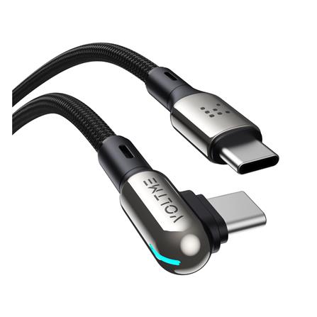สายชาร์จ USB-C TO USB-C VOLTME POWERLINK STARK C2070 2 เมตร สีดำ_2