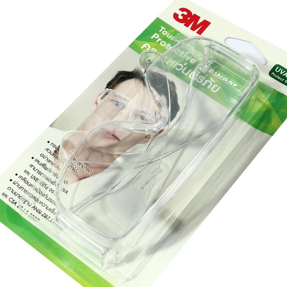 ครอบแว่นนิรภัย 3M TGV01-100 เลนส์สีใส
