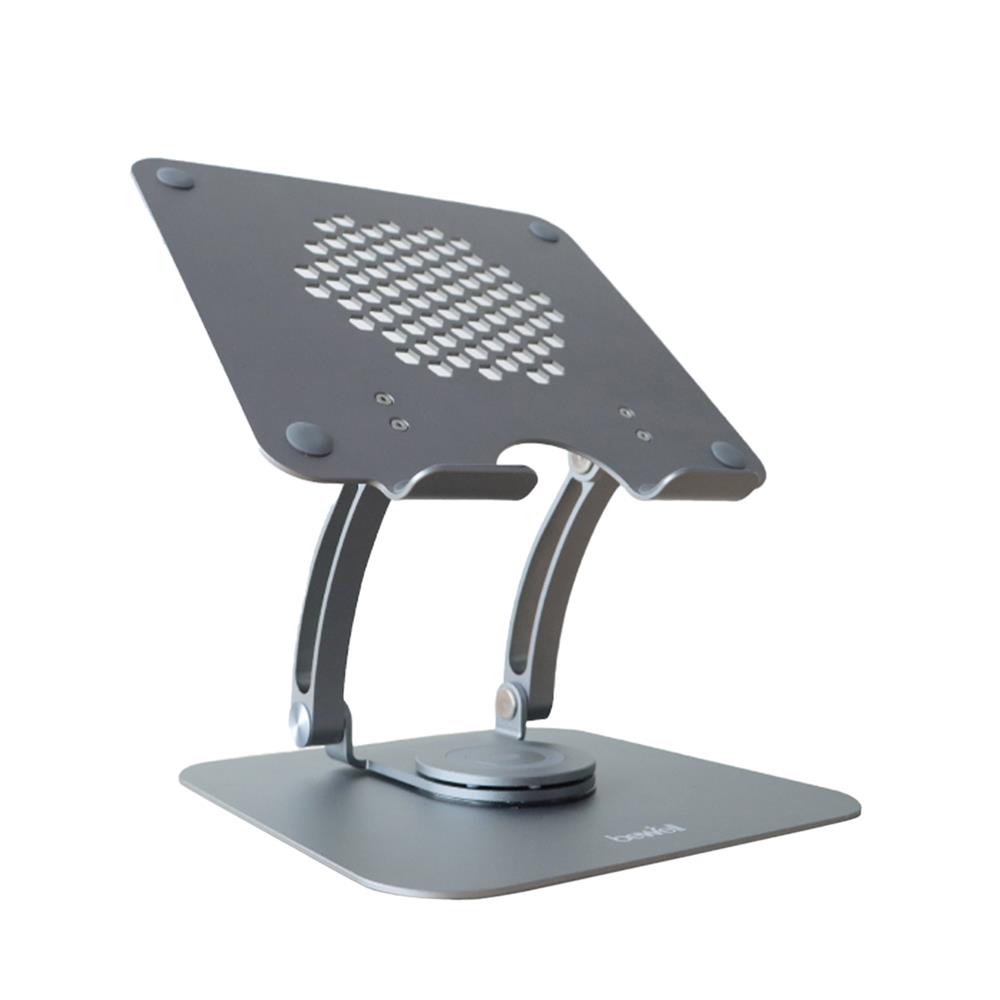 แท่นวางโน้ตบุ๊ก BEWELL OF019 สีเงิน