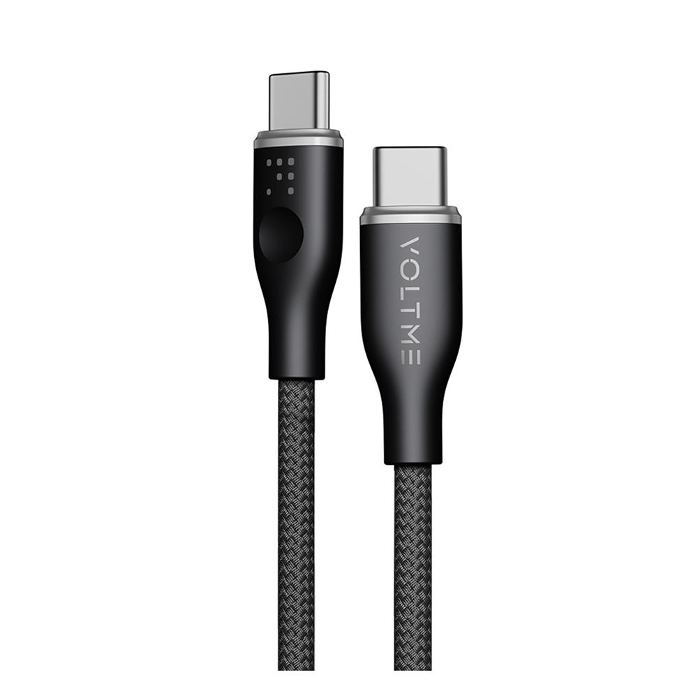 สายชาร์จ USB-C TO USB-C VOLTME POWERLINK RUGG C2053 1.8 เมตร สีดำ