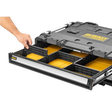 กล่องเครื่องมือลิ้นชัก 2 ชั้น พลาสติก-เหล็ก DEWALT TOUGH SYSTEM 2.0 DXL 77X55X28 ซม._5