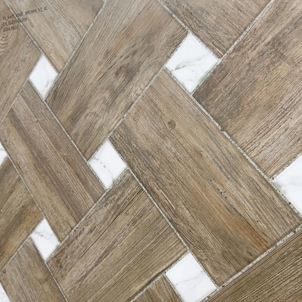 กระเบื้องพื้น 18x18 นิ้ว TARA ฮาบา น้ำตาล PM 1 ตร.ม.