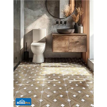 กระเบื้องพื้น 18x18 นิ้ว TARA ฮาบา น้ำตาล PM 1 ตร.ม._2