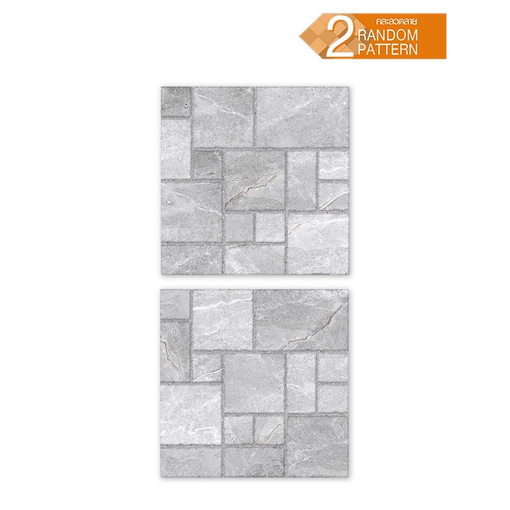 กระเบื้องพื้น 18x18 นิ้ว TARA พินอิน เทา PM 1 ตร.ม.